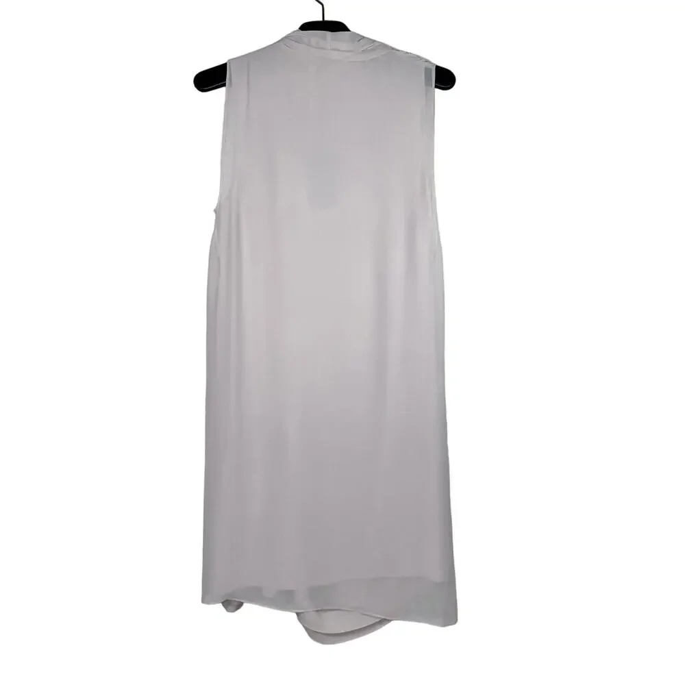 All Saints Sleeveless Cathea Shift Wrap Dress 8 NWT